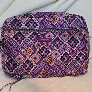 Vera Bradley Purple Geometric Cosmetic Bag